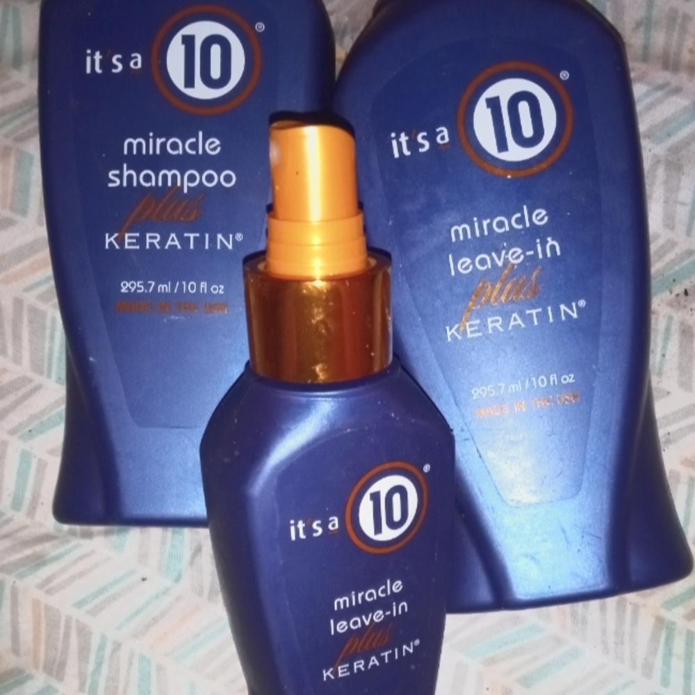 Its a 10 hair care bundle.